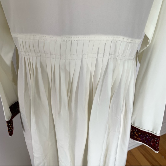 Tatreez Afghan Embroidered Dress Robe - Picture 8 of 9